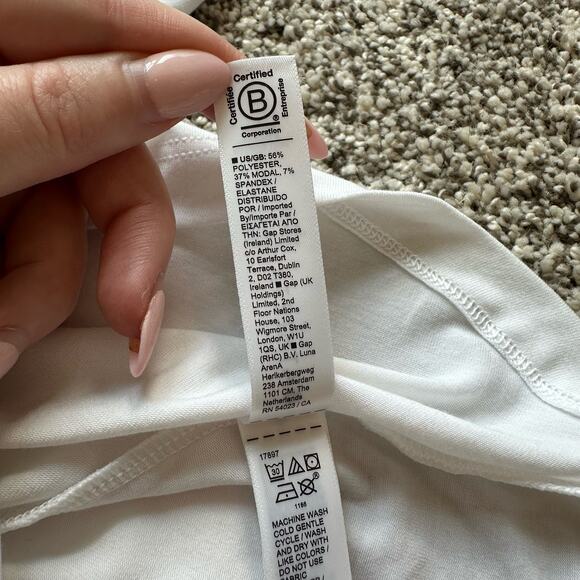 Athleta Radiate white knot-front tank top size S - Picture 8 of 12